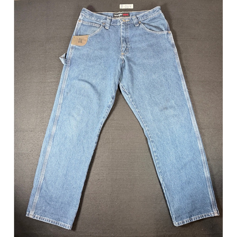 Wrangler Riggs Workwear Carpenter Jeans Blue Denim 103W001AI 32x32